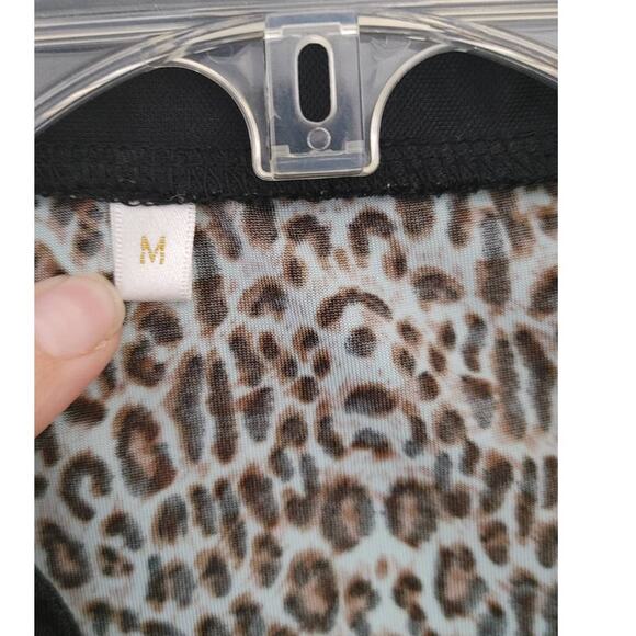 Monterey Club Shirt Sleeveless Tank Animal Print Medium - Picture 3 of 5